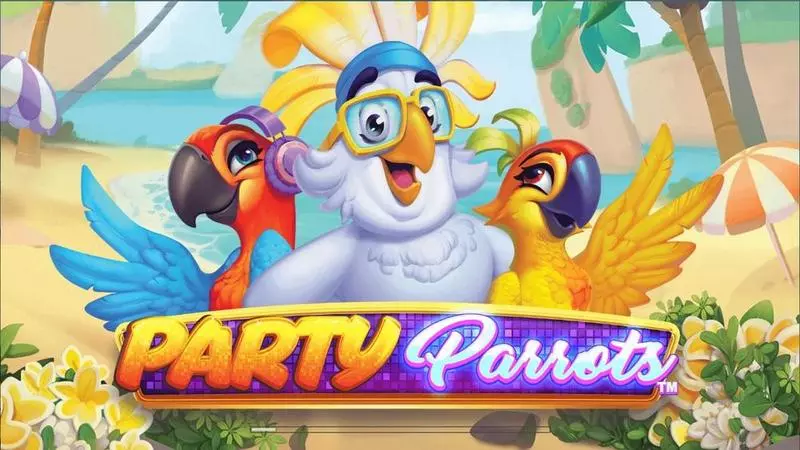  Party Parrots  Real Money Slot made by Greentube - Introduction Screen