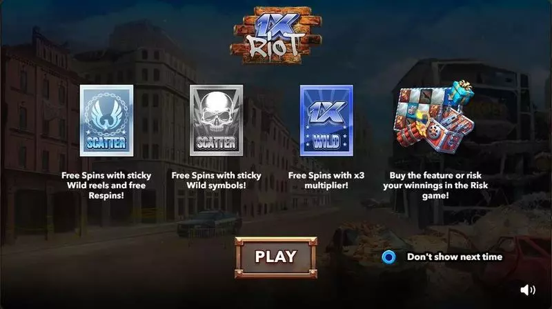 1X Riot  Real Money Slot made by Mascot Gaming - Info and Rules