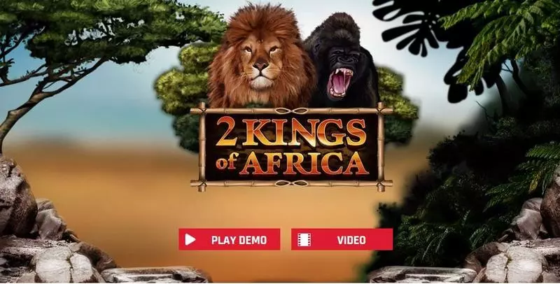 2 Kings of Africa  Real Money Slot made by Red Rake Gaming - Introduction Screen