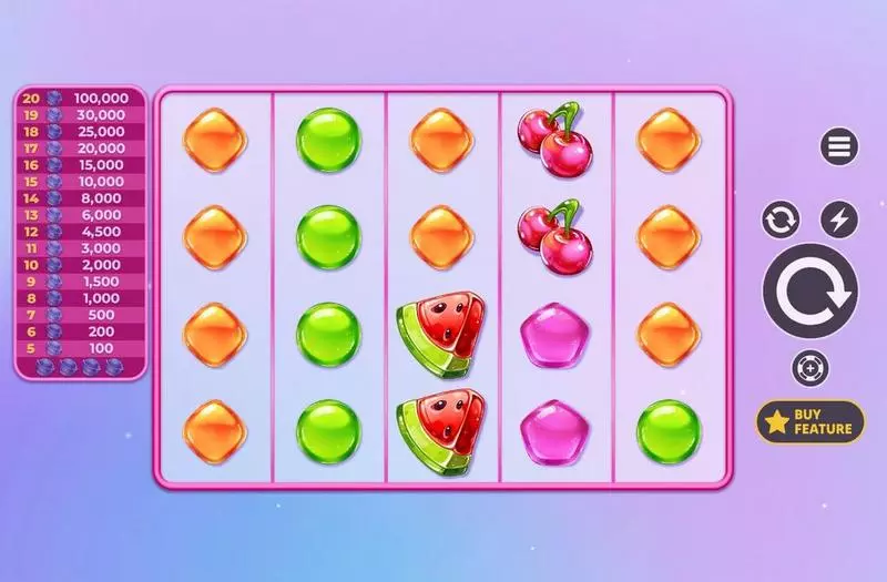 20 Sweet Candies  Real Money Slot made by Apparat Gaming - Info and Rules