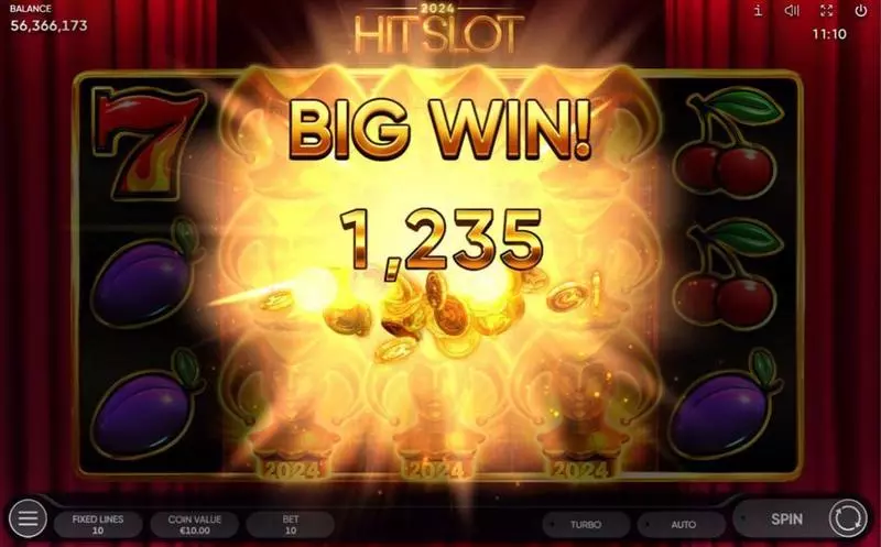 2024 Hit Slot  Real Money Slot made by Endorphina - Winning Screenshot