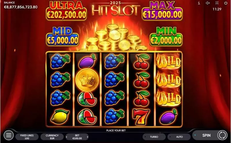2025 Hit Slot  Real Money Slot made by Endorphina - Main Screen Reels