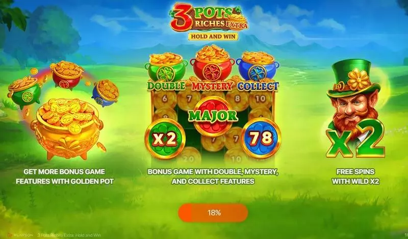 3 Pots Riches  Real Money Slot made by Playson - Info and Rules