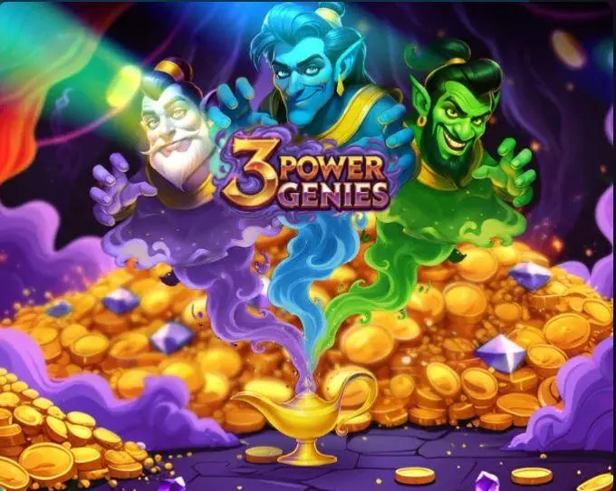 3 Power Genies  Real Money Slot made by AvatarUX - Introduction Screen