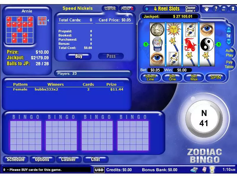 4 Reel Mini  Real Money Slot made by Byworth - Main Screen Reels