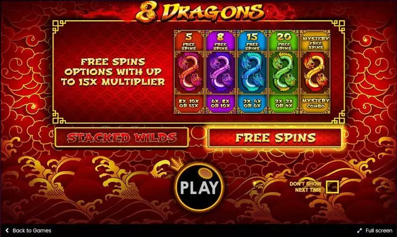 8 Dragons  Real Money Slot made by Pragmatic Play - Info and Rules