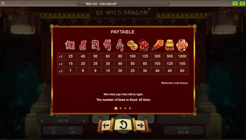 88 Wild Dragons  Real Money Slot made by Booongo - Info and Rules