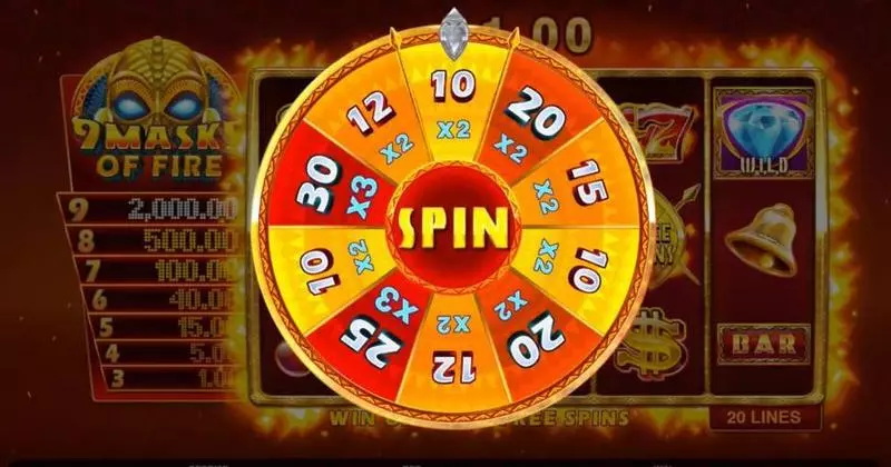 9 Masks of Fire  Real Money Slot made by Microgaming - Bonus 1