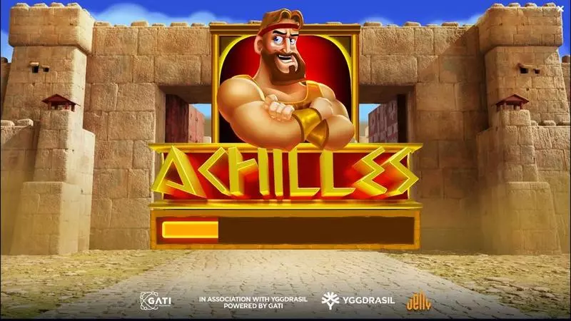 Achilles  Real Money Slot made by Jelly Entertainment - Introduction Screen