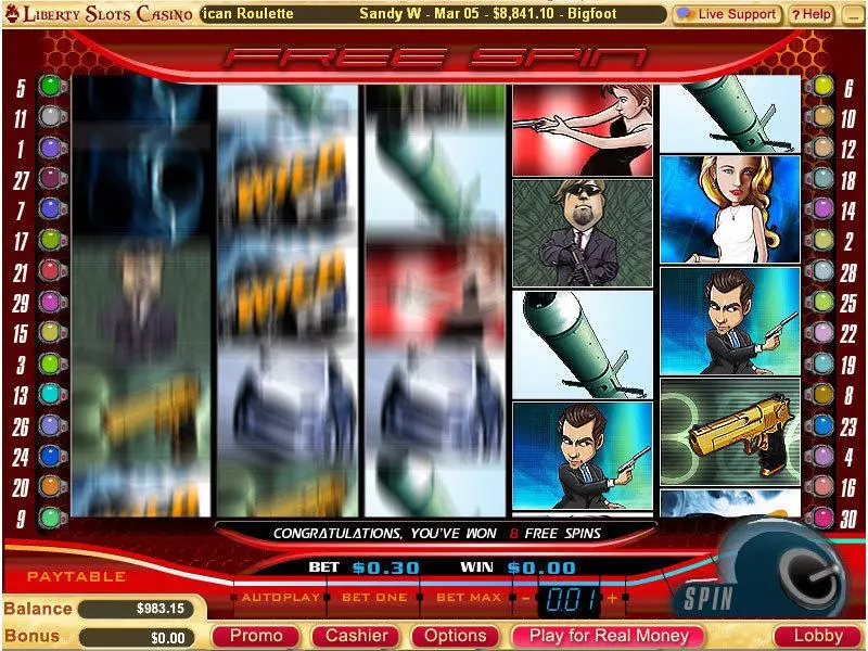 Agent Cash  Real Money Slot made by WGS Technology - Bonus 2
