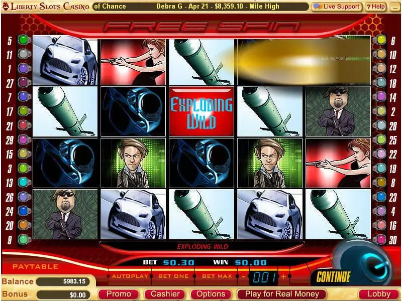 Agent Cash  Real Money Slot made by WGS Technology - Bonus 3