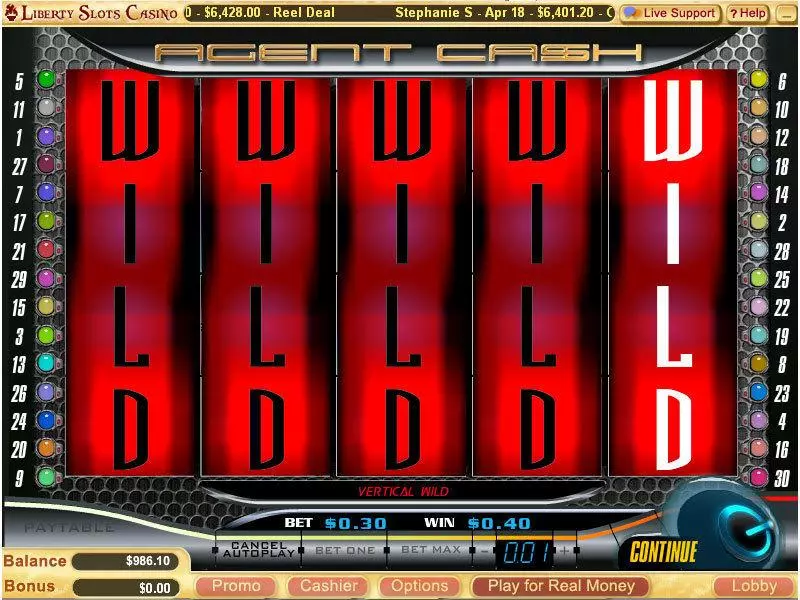 Agent Cash  Real Money Slot made by WGS Technology - Bonus 4
