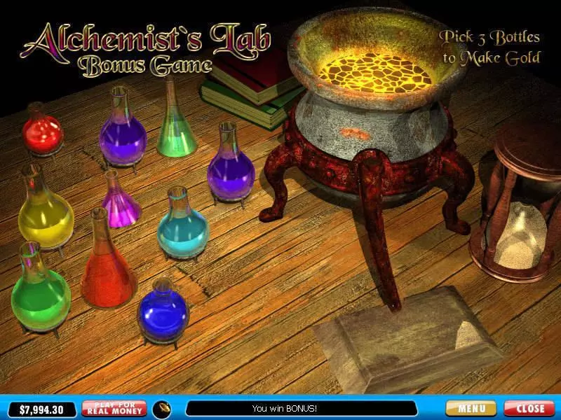 Alchemists Lab  Real Money Slot made by PlayTech - Bonus 1