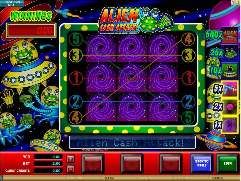 Alien Cash Attack  Real Money Slot made by Microgaming - Bonus 1