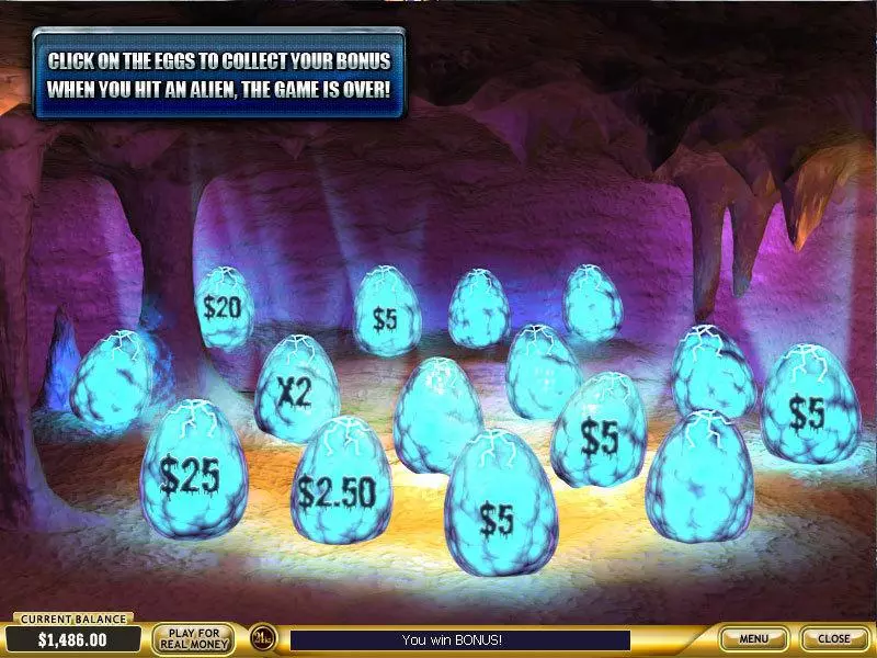 Alien Hunter  Real Money Slot made by PlayTech - Bonus 1