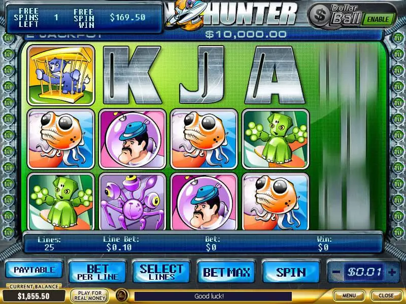 Alien Hunter  Real Money Slot made by PlayTech - Bonus 2