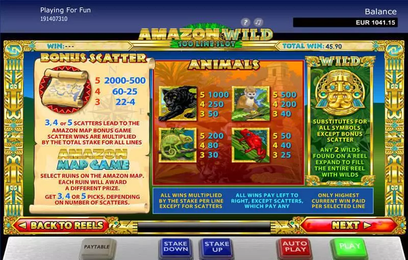 Amazon Wild  Real Money Slot made by IN DOUBT - Info and Rules