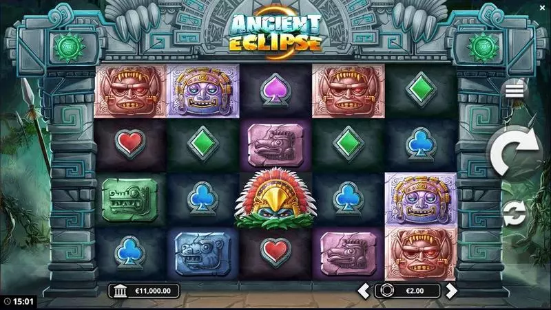Ancient Eclipse   Real Money Slot made by Bang Bang Games - Main Screen Reels