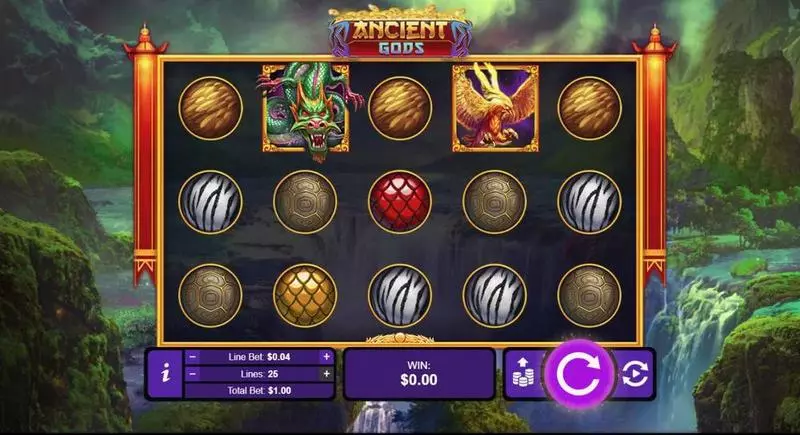 Ancient Gods   Real Money Slot made by RTG - Main Screen Reels