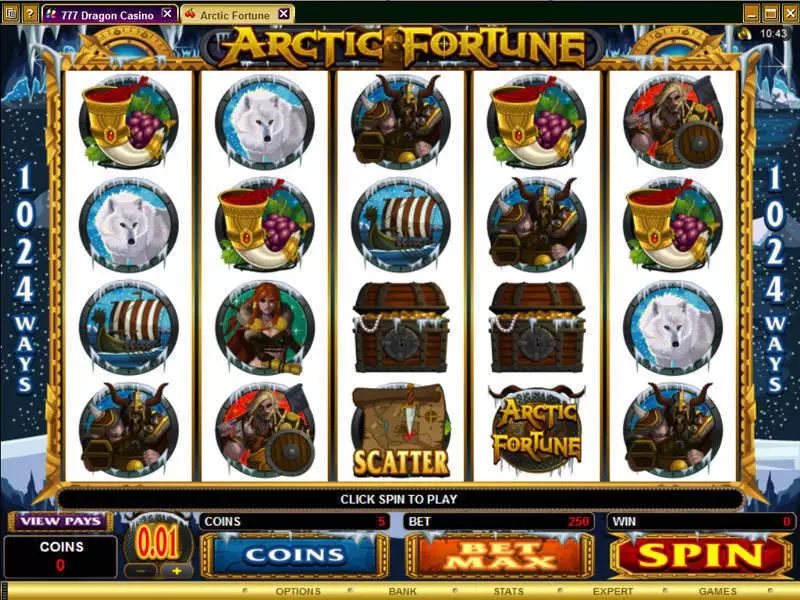 Arctic Fortune  Real Money Slot made by Microgaming - Main Screen Reels