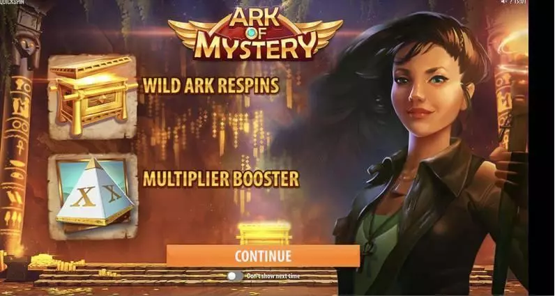 Ark of Mystery  Real Money Slot made by Quickspin - Info and Rules