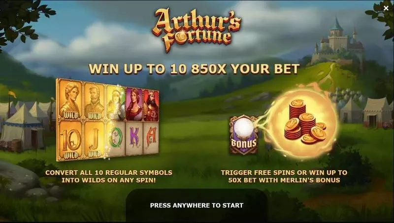 Arthur's Fortune  Real Money Slot made by Yggdrasil - Info and Rules
