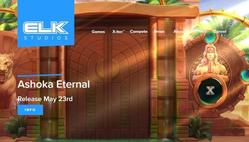 Ashoka Eternal  Real Money Slot made by Elk Studios - Introduction Screen