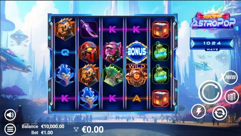 AstroPop  Real Money Slot made by AvatarUX - Main Screen Reels