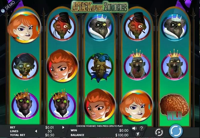 Attack Of The Zombies  Real Money Slot made by Genesis - 