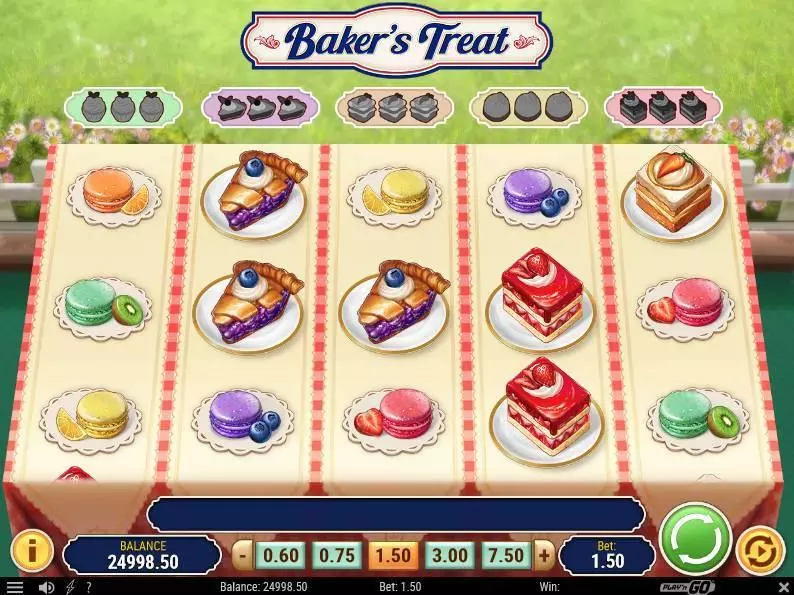 Baker's Treat  Real Money Slot made by Play'n GO - Main Screen Reels