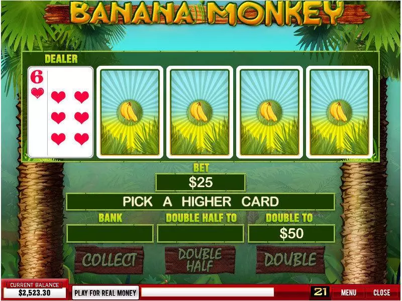 Banana Monkey  Real Money Slot made by PlayTech - Gamble Screen