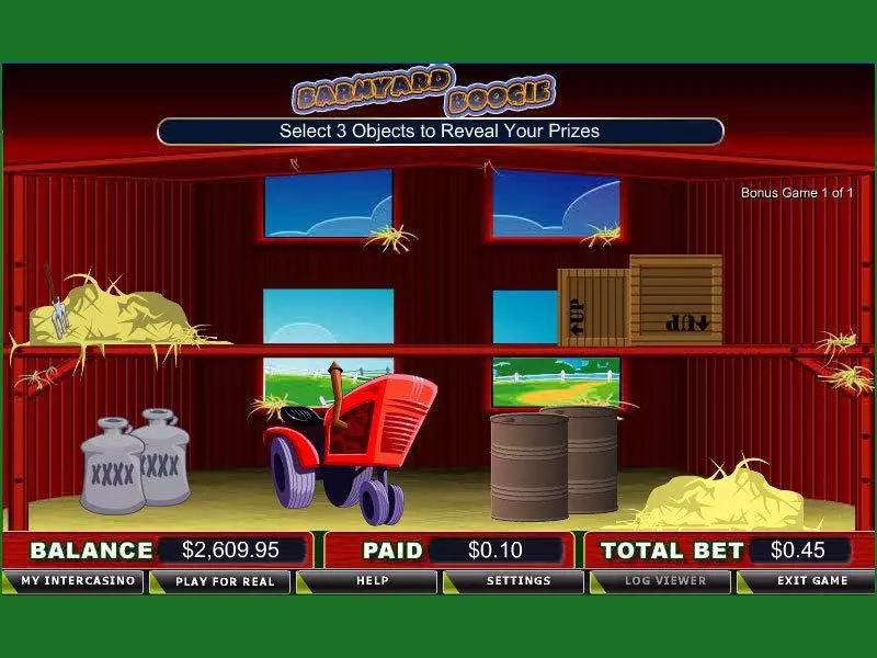 Barnyard Boogie  Real Money Slot made by CryptoLogic - Bonus 1