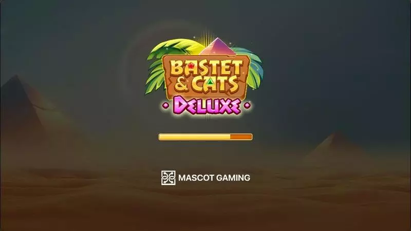 Bastet and Cats Deluxe  Real Money Slot made by Mascot Gaming - Introduction Screen