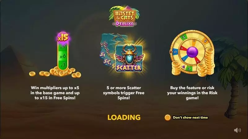 Bastet and Cats Deluxe  Real Money Slot made by Mascot Gaming - Info and Rules