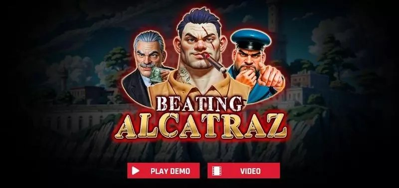 Beating Alcatraz  Real Money Slot made by Red Rake Gaming - Introduction Screen