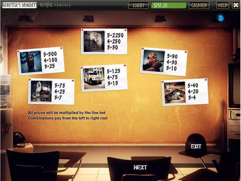 Beretta's Vendetta  Real Money Slot made by Sheriff Gaming - Info and Rules