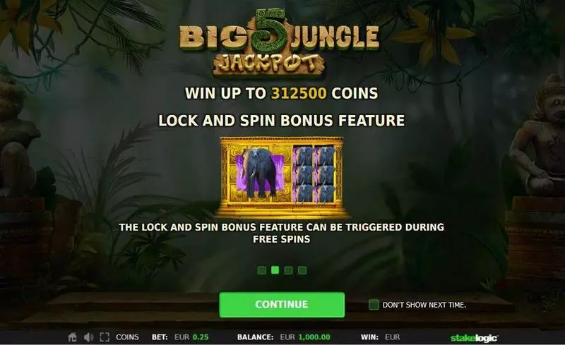 Big 5 Jungle Jackpot  Real Money Slot made by StakeLogic - Info and Rules