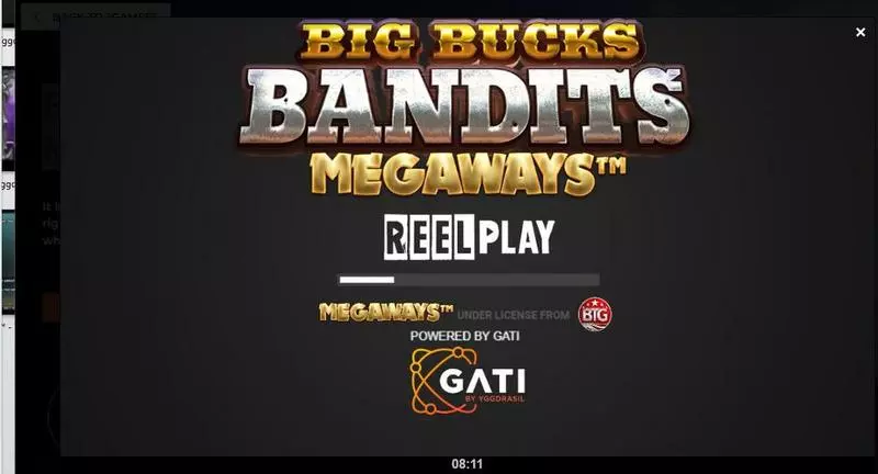 Big Bucks Bandits Megaways  Real Money Slot made by ReelPlay - Introduction Screen