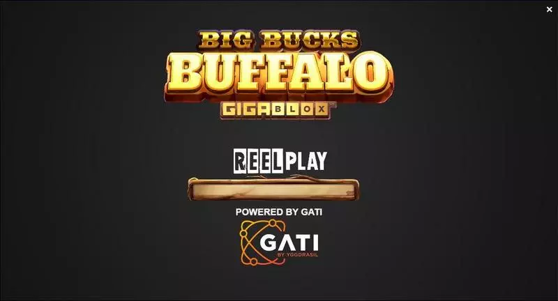 Big Bucks Buffalo GigaBlox  Real Money Slot made by ReelPlay - Introduction Screen
