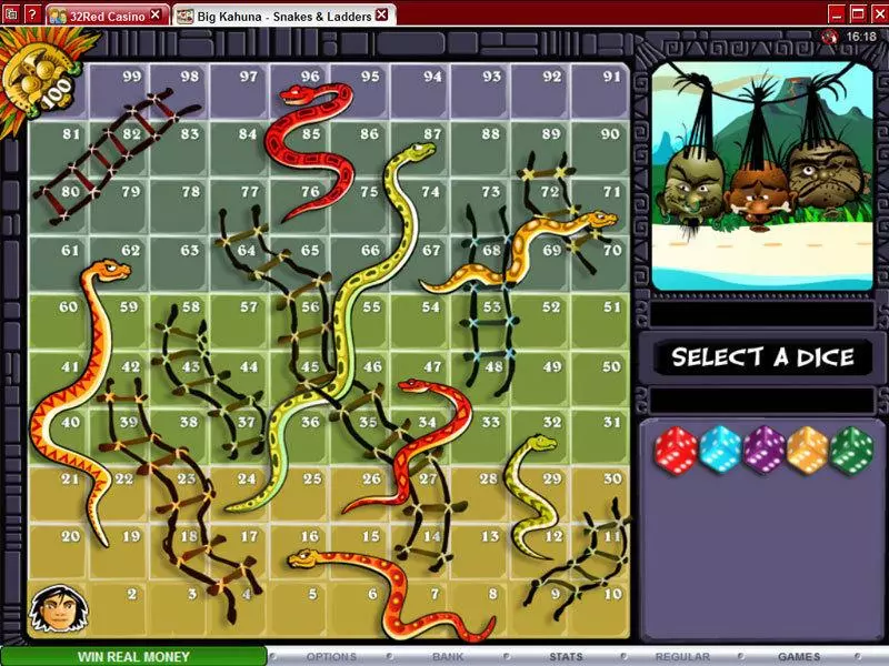 Big Kahuna - Snakes and Ladders  Real Money Slot made by Microgaming - Bonus 1