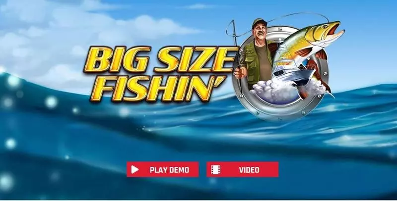 Big Size Fishin'  Real Money Slot made by Red Rake Gaming - Introduction Screen