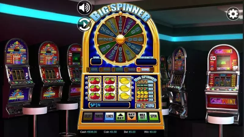 Big Spinner  Real Money Slot made by Betdigital - Main Screen Reels