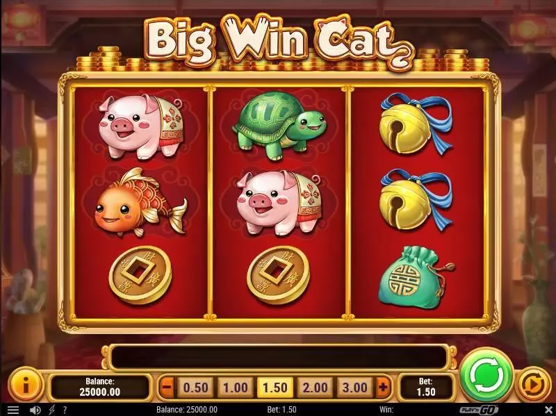 Big Win Cat   Real Money Slot made by Play'n GO - Main Screen Reels