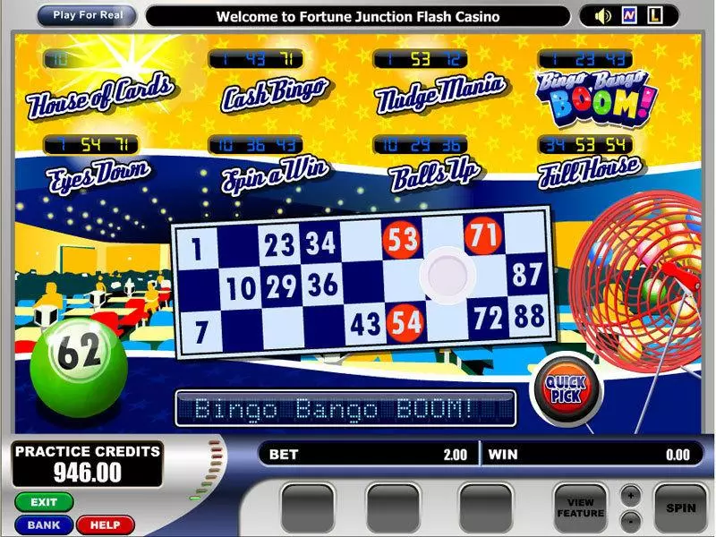 Bingo Bango Boom  Real Money Slot made by Microgaming - Bonus 1
