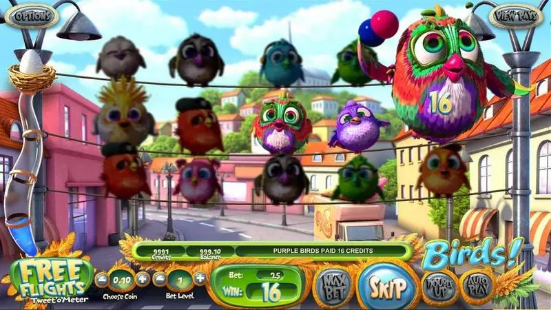 Birds  Real Money Slot made by BetSoft - Introduction Screen