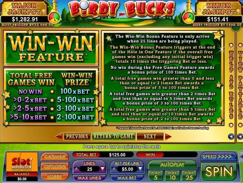 Birdy Bucks  Real Money Slot made by NuWorks - Info and Rules