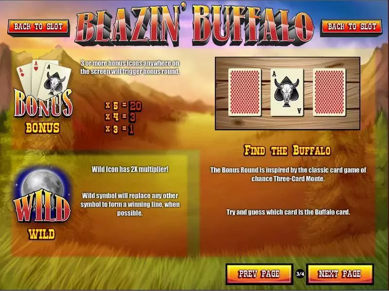 Blazin' Buffalo  Real Money Slot made by Rival - Info and Rules