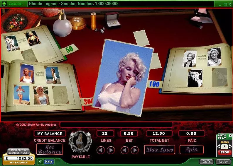 Blonde Legend  Real Money Slot made by 888 - Bonus 1