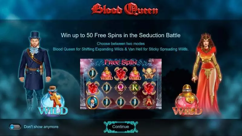 Blood Queen  Real Money Slot made by Iron Dog Studio - Info and Rules