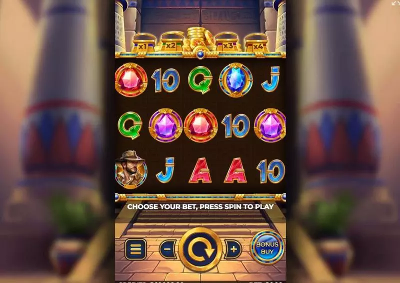 Book of Azure  Real Money Slot made by Tom Horn Gaming - Introduction Screen